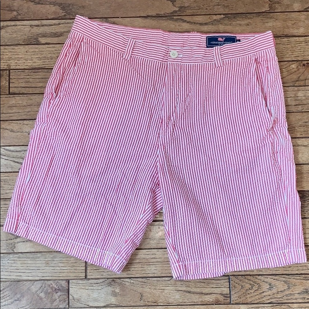 Vineyard Vines Striped Seersucker Breaker Shorts